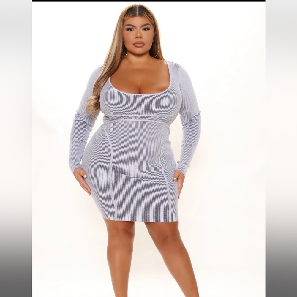 Ribbed bodycon dress